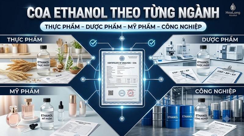 COA Ethanol Là Gì? Ý Nghĩa, Nội Dung Và Cách Kiểm Tra Chứng Nhận Chất Lượng